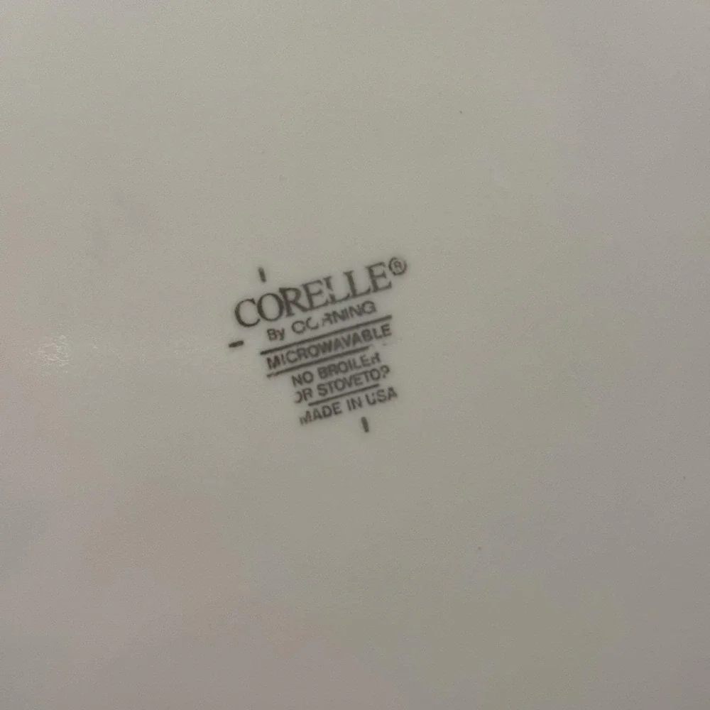 Lot Set of‎ 3 Vintage Corelle Abundance Luncheon Side or Salad Plates 8.5